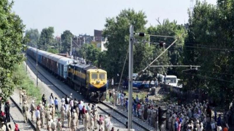 Big train avoided accident Big train avoided accident