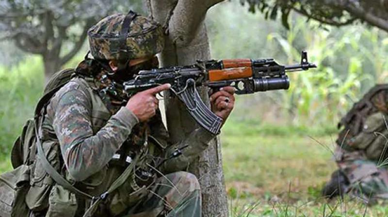 Jammu and Kashmir: Struggling in Sopore, security forces surrounded 2-3 terrorists Jammu and Kashmir: Struggling in Sopore, security forces surrounded 2-3 terrorists