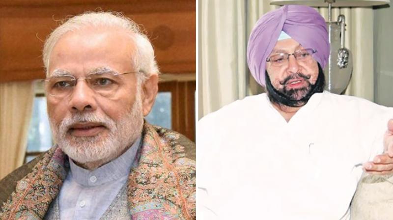 Captain Amarinder Singh and PM Modi Captain Amarinder Singh and PM Modi