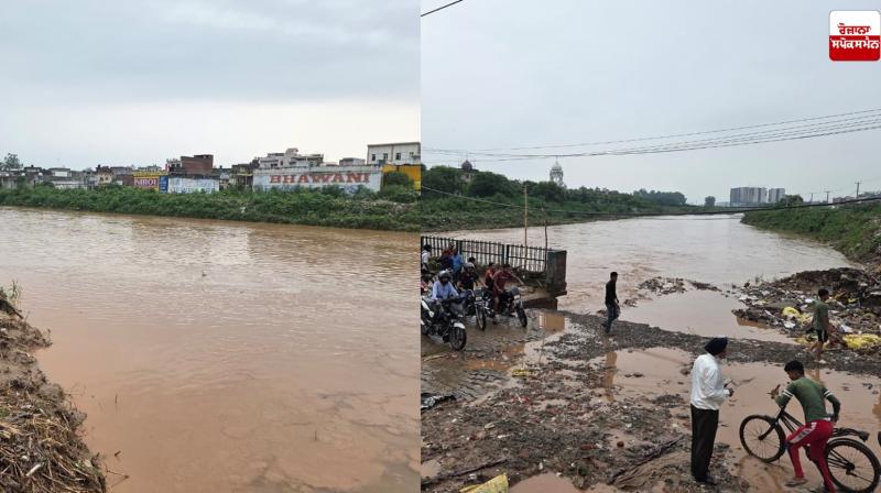 Ghaggar River Water level today news in punjabi Ghaggar River Water level today news in punjabi