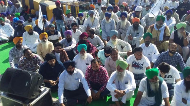 Kanwar Grewal at Farmer's Protest 