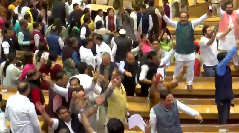 Fierce clash between AAP and BJP councillors, House adjourned till February 27 Fierce clash between AAP and BJP councillors, House adjourned till February 27