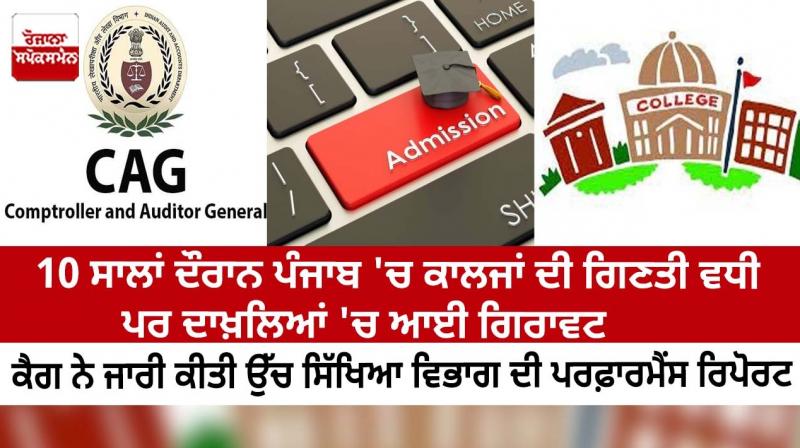 During 10 years, the number of colleges in Punjab increased but the admissions declined During 10 years, the number of colleges in Punjab increased but the admissions declined