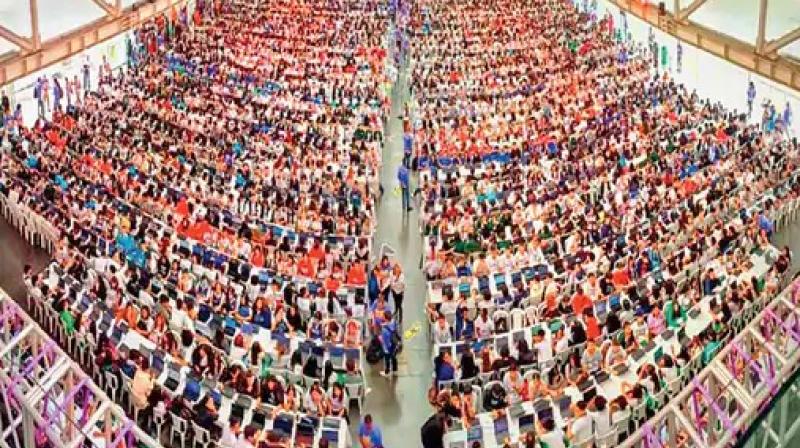 Colombia set the Guinness World Record for the largest class in the world Colombia set the Guinness World Record for the largest class in the world