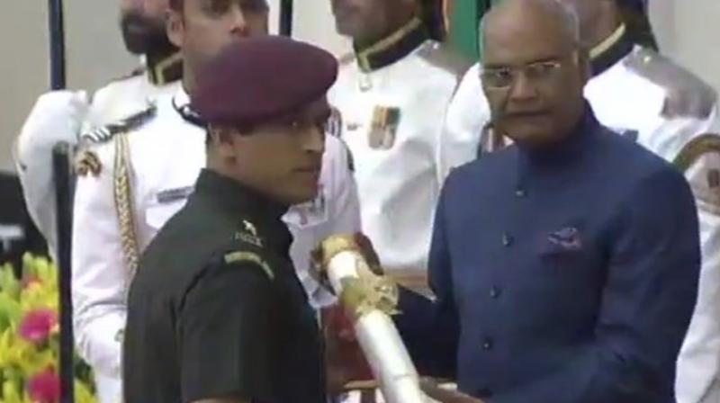 Cricket legend MS Dhoni receives Padma Bhushan Cricket legend MS Dhoni receives Padma Bhushan