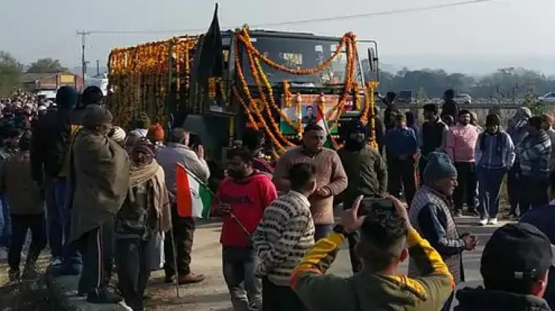 Una's Shaheed Amerika Merged into Five Elements: Last Farewell Given in Native Village Ganu Mandwara Una's Shaheed Amerika Merged into Five Elements: Last Farewell Given in Native Village Ganu Mandwara