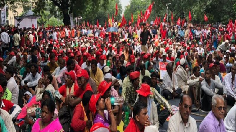 Over One Lakh Farmers and Workers Are Marching in Delhi. Here's Why Over One Lakh Farmers and Workers Are Marching in Delhi. Here's Why