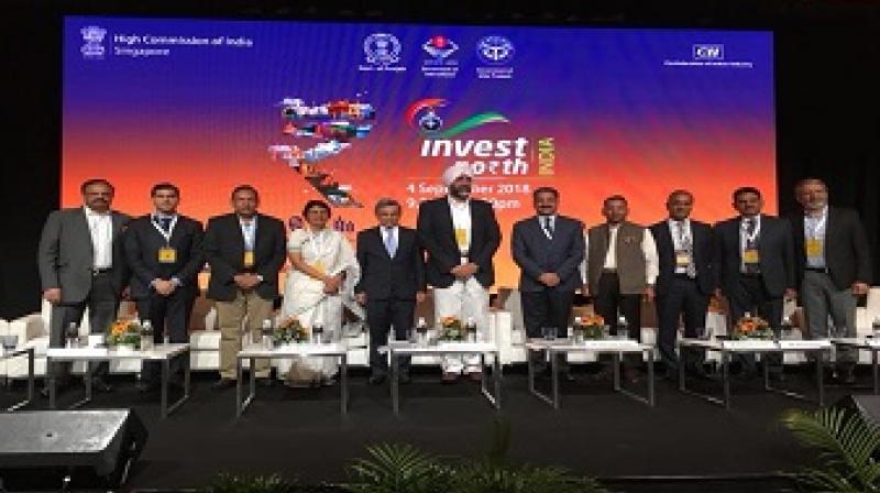 Manpreet Singh Badal in 'Invest North 2018' at Singapore 
