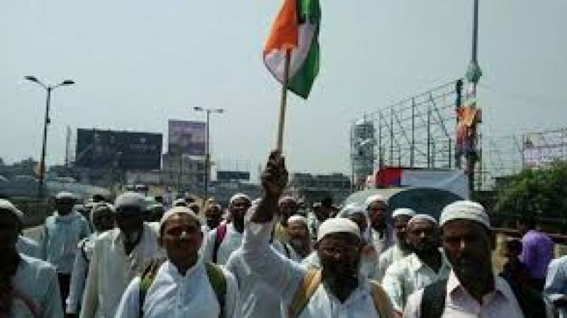 big rally of Muslims in Patna's Gandhi Maidan