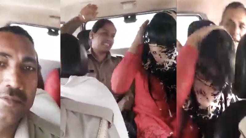 Meerut woman assaulted by police Meerut woman assaulted by police