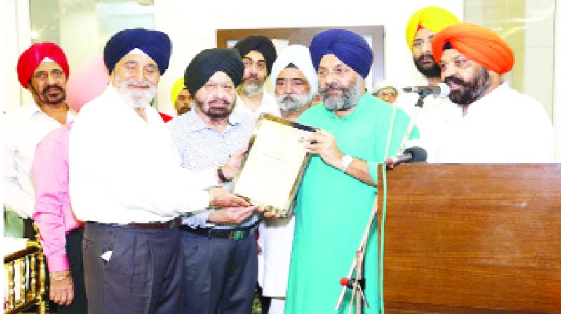 Manjit Singh GK Honored