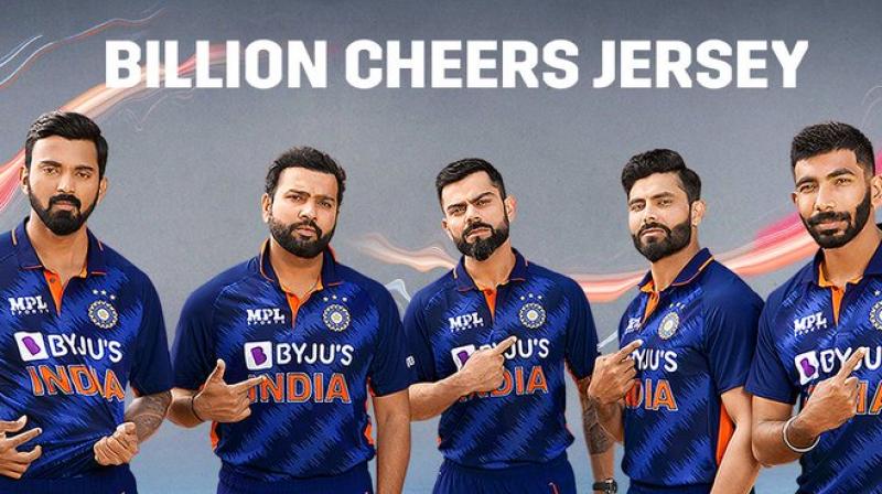 Indian cricket team gets new jersey