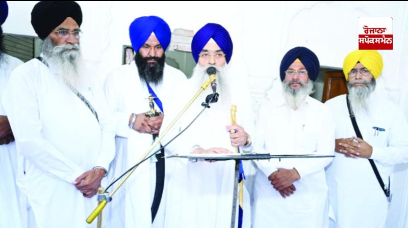 It is not right to create confusion about the advisory board regarding the issues of Sri Akal Takht Sahib: Dhami It is not right to create confusion about the advisory board regarding the issues of Sri Akal Takht Sahib: Dhami