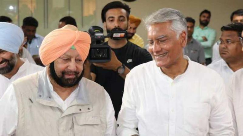 captain amrinder singh and sunil jakhar