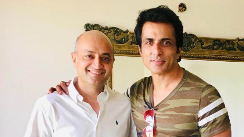 Sonu sood and Karan Gilhotra Sonu sood and Karan Gilhotra