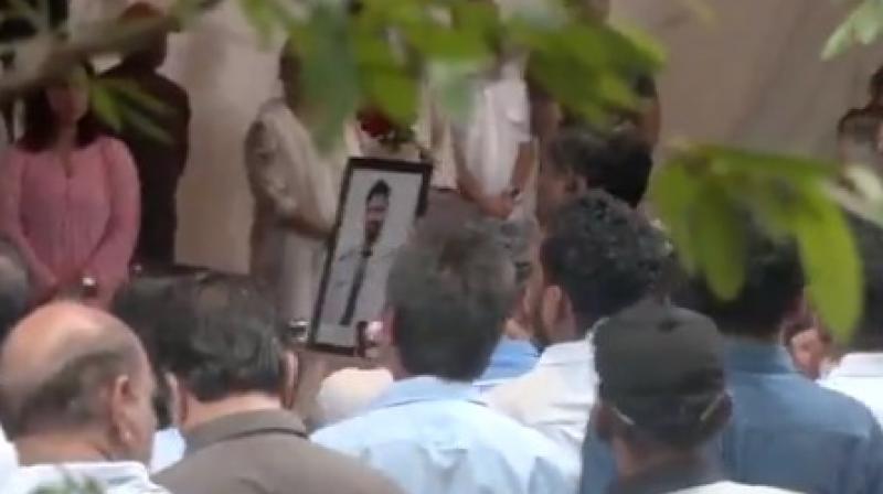 Body of co-pilot Clive Kunder brought to his home in Mumbai Body of co-pilot Clive Kunder brought to his home in Mumbai
