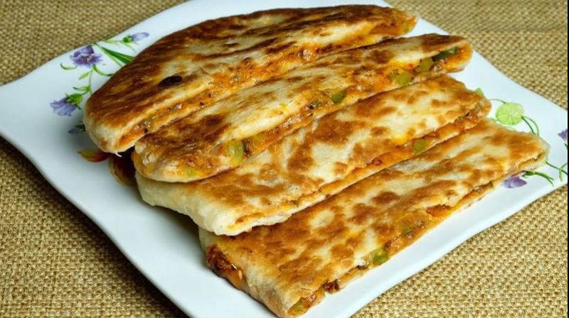 pizza paratha recipe