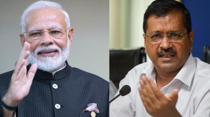 Pm Modi and Cm kejriwal Pm Modi and Cm kejriwal