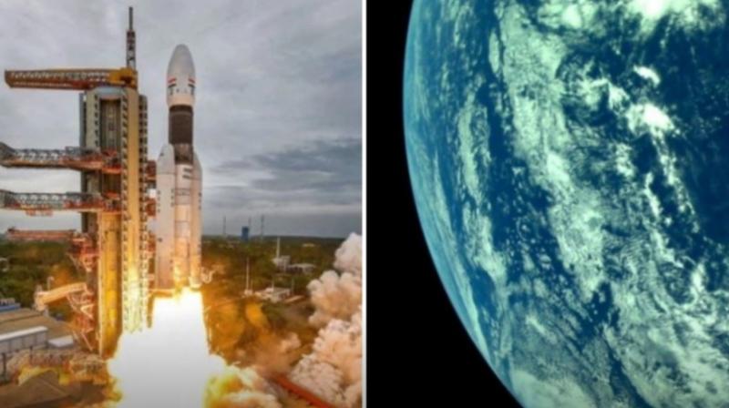 Chandrayan 2 send clicked photo of earth Chandrayan 2 send clicked photo of earth