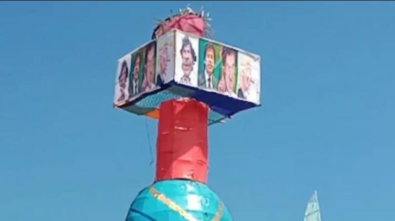people will burn imran khan effigy along with ravan people will burn imran khan effigy along with ravan