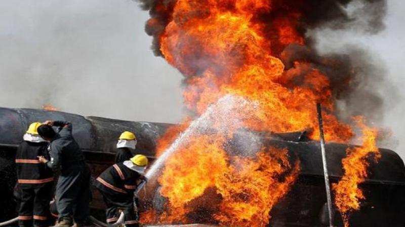 Oil tanker road crash in DR Congo Oil tanker road crash in DR Congo