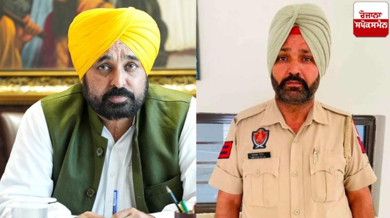 CM condoles death of martyr head constable Darshan Singh CM condoles death of martyr head constable Darshan Singh