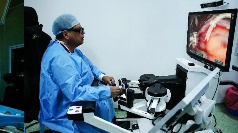 1st India made surgical robotic system SSI Mantra performs 100 cardiac surgeries 1st India made surgical robotic system SSI Mantra performs 100 cardiac surgeries
