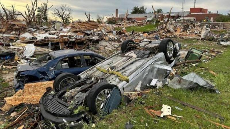 Five dead in Iowa as storms batter Midwest Five dead in Iowa as storms batter Midwest