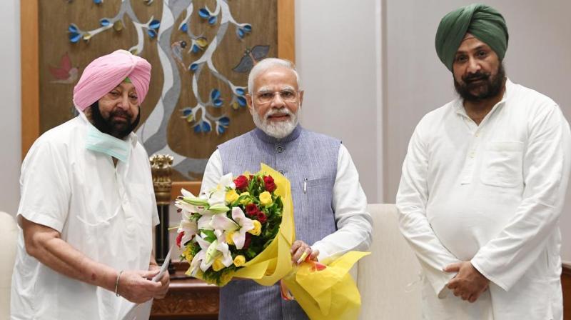 Capt Amarinder Singh meets PM Modi