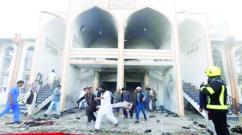 Shia Mosque After Bomb Blast