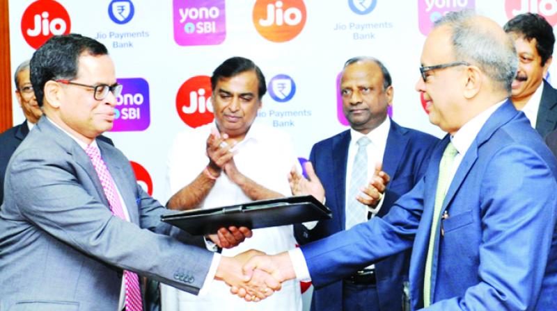 Reliance Jio and SBI have partnered to launch SBI Yono Reliance Jio and SBI have partnered to launch SBI Yono