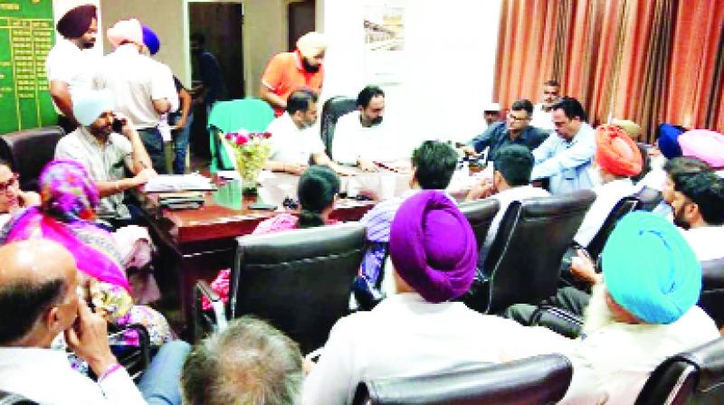 View of Zirakpur Municipal Council meeting View of Zirakpur Municipal Council meeting