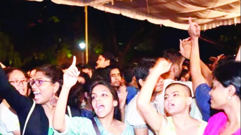 ABVP Protest ABVP Protest