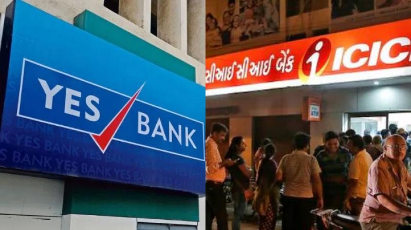 Yes bank and icici bank Yes bank and icici bank