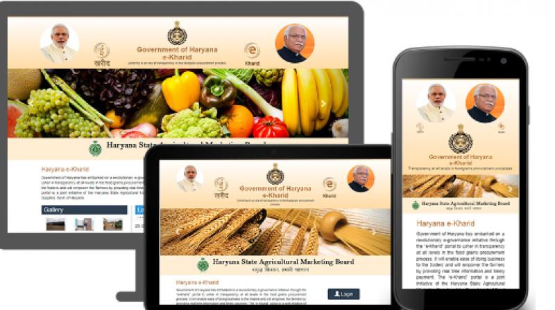  Manohar Lal launches e-portal of Haryana State Agricultural Marketing Board