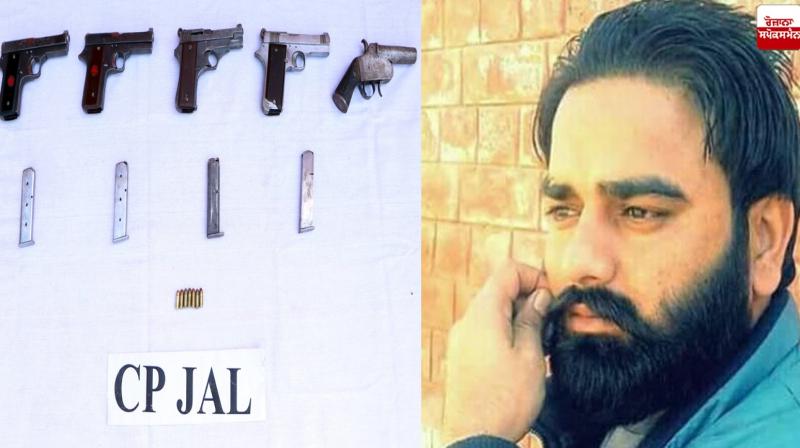 Gangster Vicky Gounder gang partner Naveen Saini arrested Jalandhar Police Gangster Vicky Gounder gang partner Naveen Saini arrested Jalandhar Police