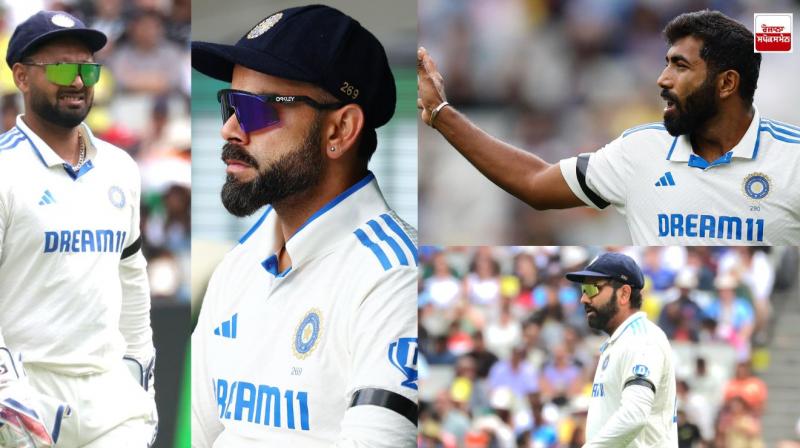 Indian players wear black armbands in honour of Dr. Manmohan Singh Indian players wear black armbands in honour of Dr. Manmohan Singh