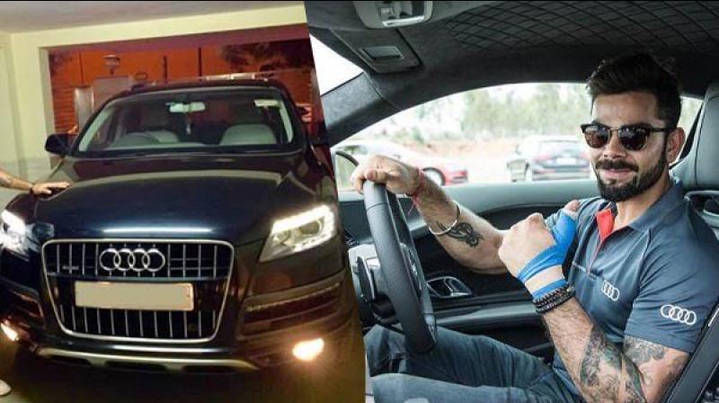 Virat kohli car challan in gurugram Virat kohli car challan in gurugram