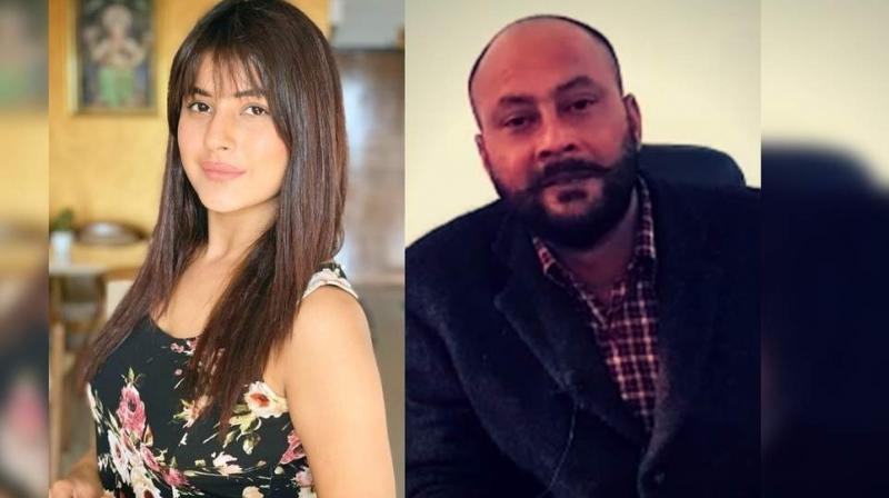 Shehnaaz Gill with his father Shehnaaz Gill with his father