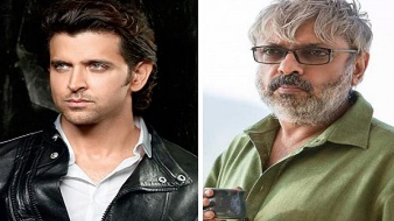 sanjay leela bhansali and Hritik sanjay leela bhansali and Hritik