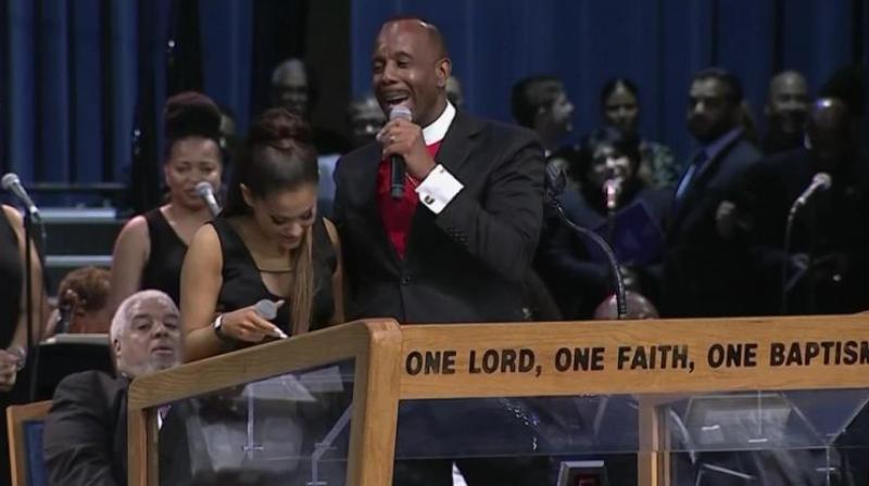 Bishop Apologizes for Touching Ariana Grande Bishop Apologizes for Touching Ariana Grande