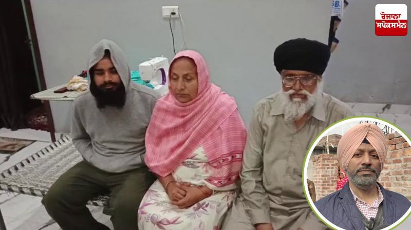 Former MLA Sukhwinder Singh Danny spoke to the family of young man Jatinder Singh deported from America Former MLA Sukhwinder Singh Danny spoke to the family of young man Jatinder Singh deported from America