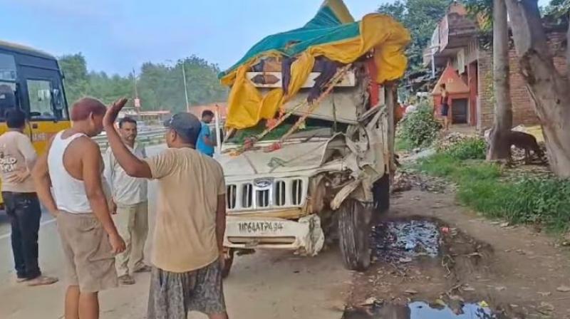 Kaushambi Road Accident Kaushambi Road Accident