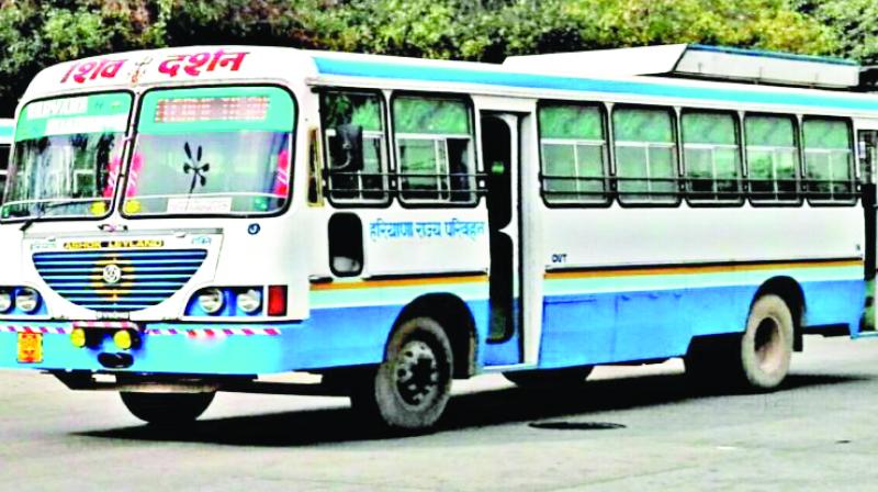  The Haryana Roadways Bus passed the 26-year-old girl