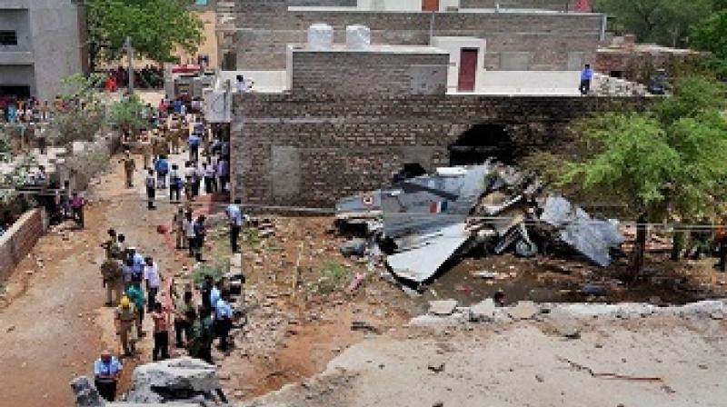 MiG-27 crashes in Jodhpur, pilot ejects safely