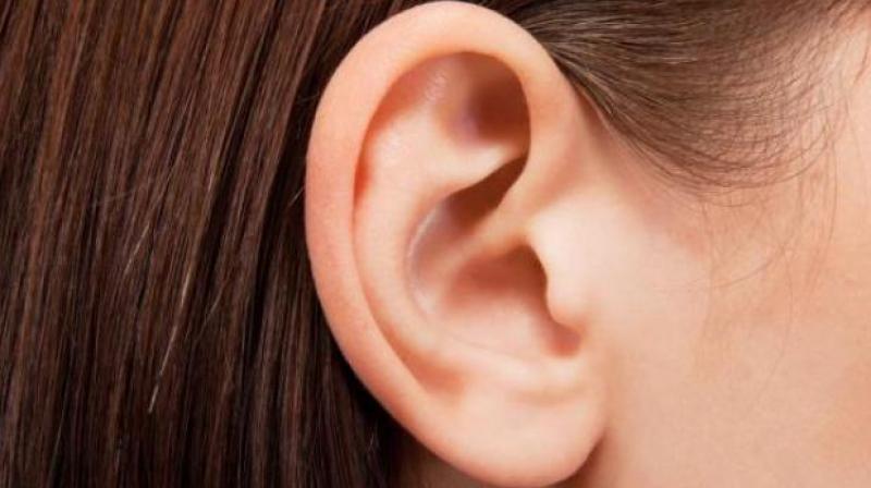 A point near the ear A point near the ear