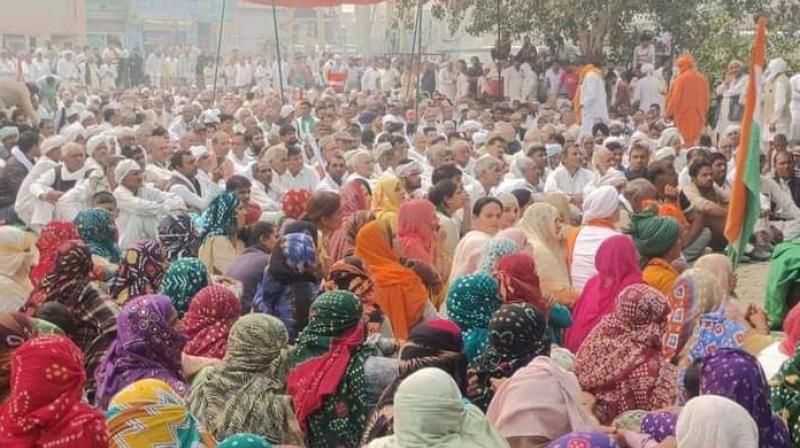 Farmers Protest In Narnaud Farmers Protest In Narnaud