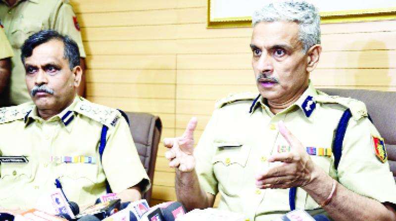 DGP Sanjay Beniwal Addressing the Press DGP Sanjay Beniwal Addressing the Press