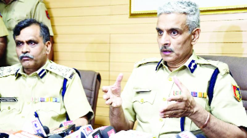 DGP Sanjay Beniwal Addressing the Press 