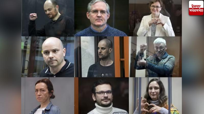 Russia frees US journalist, other Americans and dissidents in 24 prisoner swap Russia frees US journalist, other Americans and dissidents in 24 prisoner swap